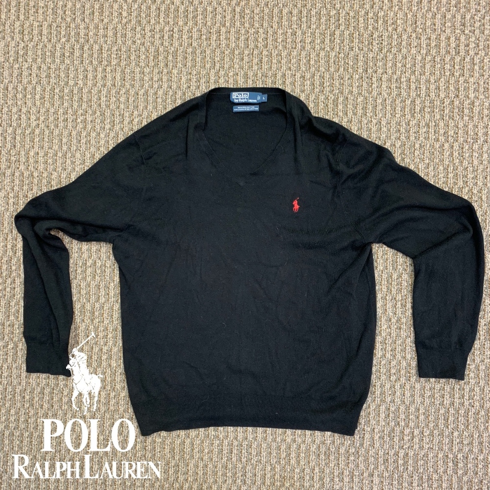 Polo Ralph Lauren Pima Cotton V-Neck Sweater